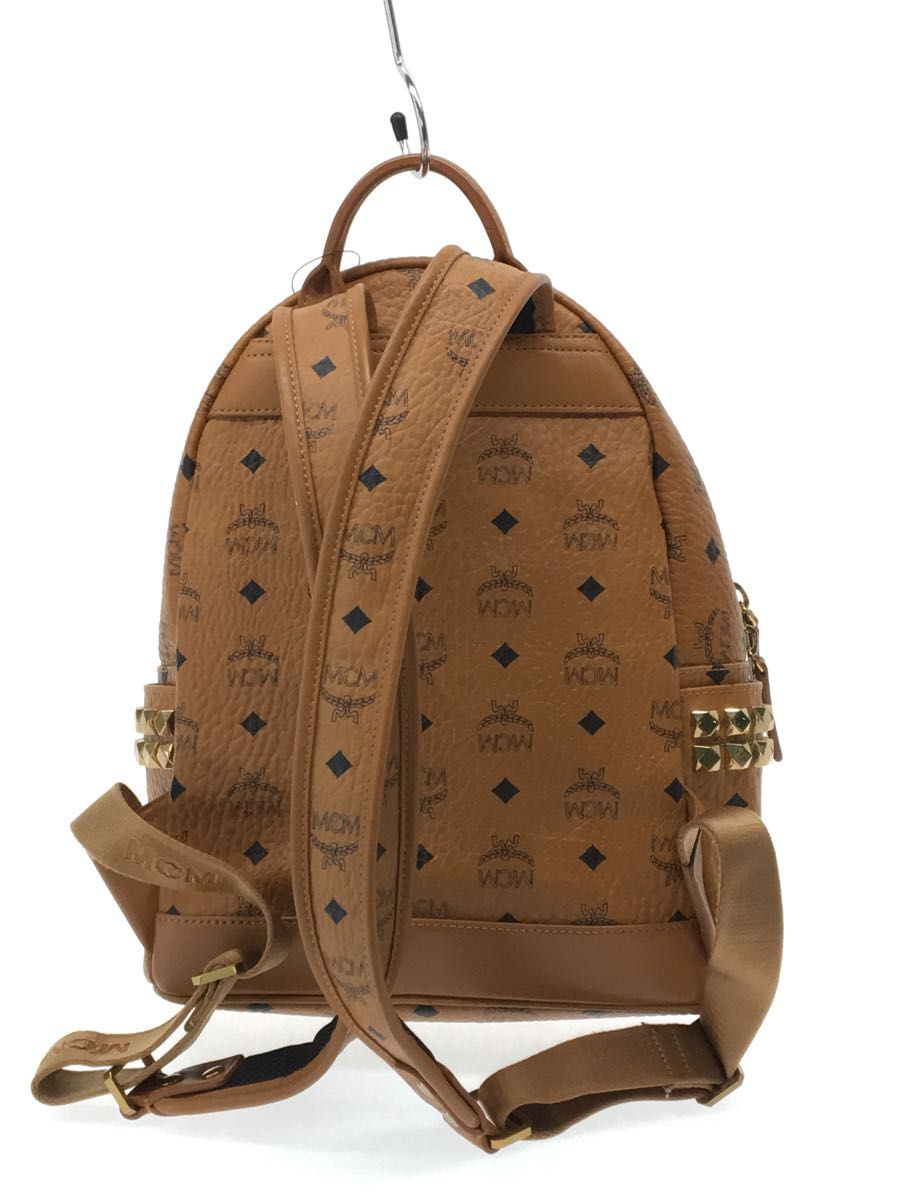 MCM◇エムシーエム/リュック/レザー/ブラウン/総柄 | sweatreno.com