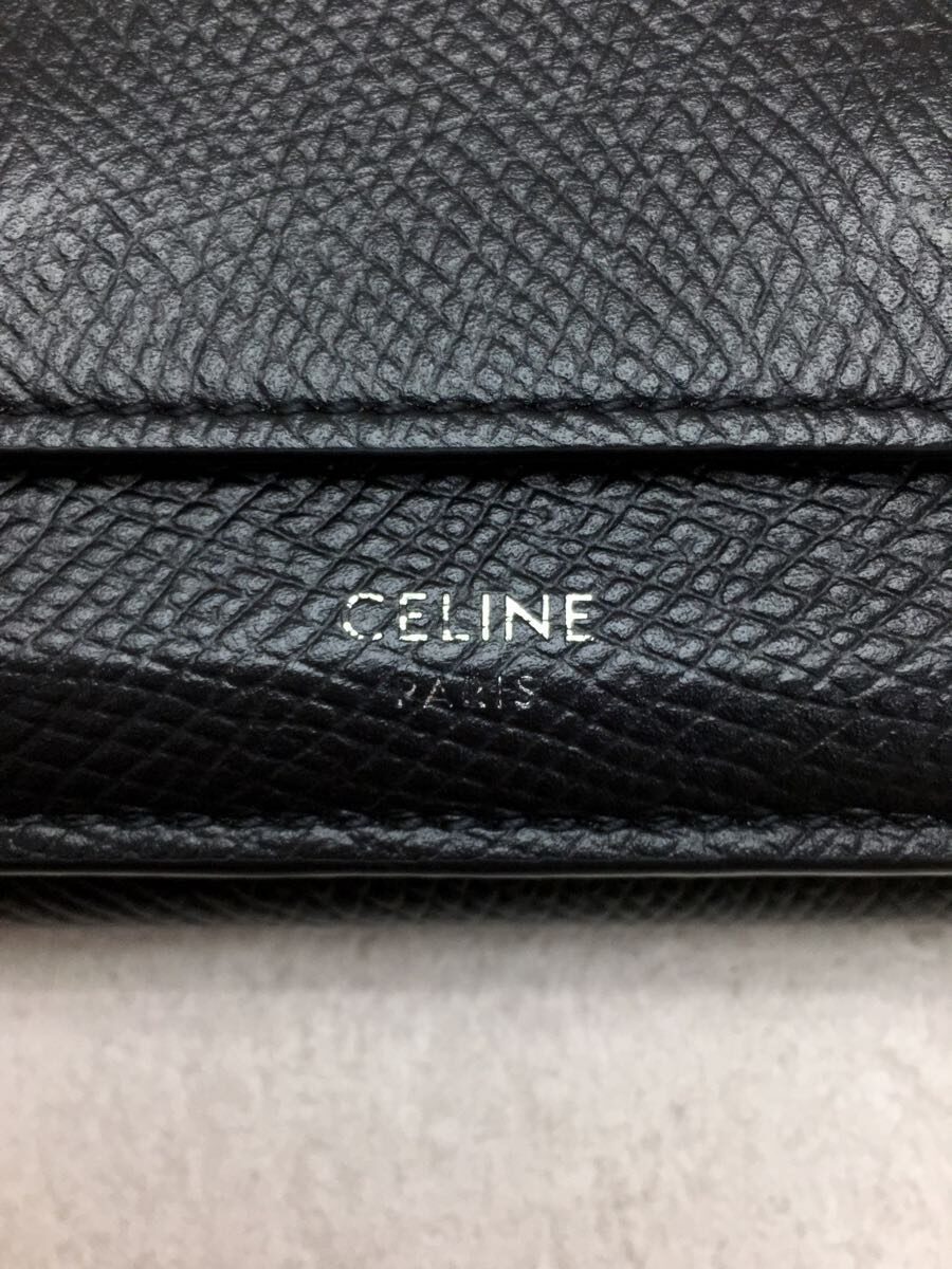 CELINE◇セリーヌ/フォールデットコンパクトウォレット/3つ折り財布