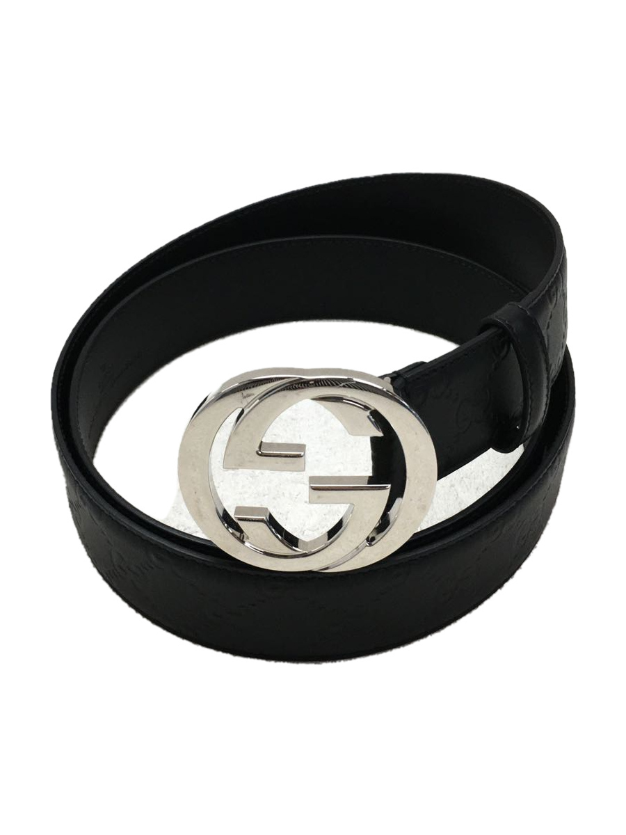 GUCCI◇ベルト レザー BLK メンズ 2 グッチシマ - 通販 - taku.gr.jp