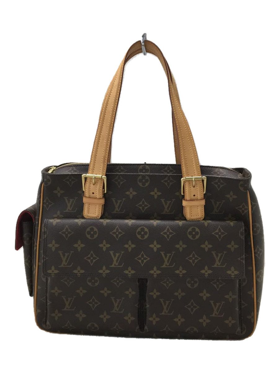 LOUIS VUITTON◇ミュルティ・プリシテ_モノグラム_BRW/PVC/BRW/総柄
