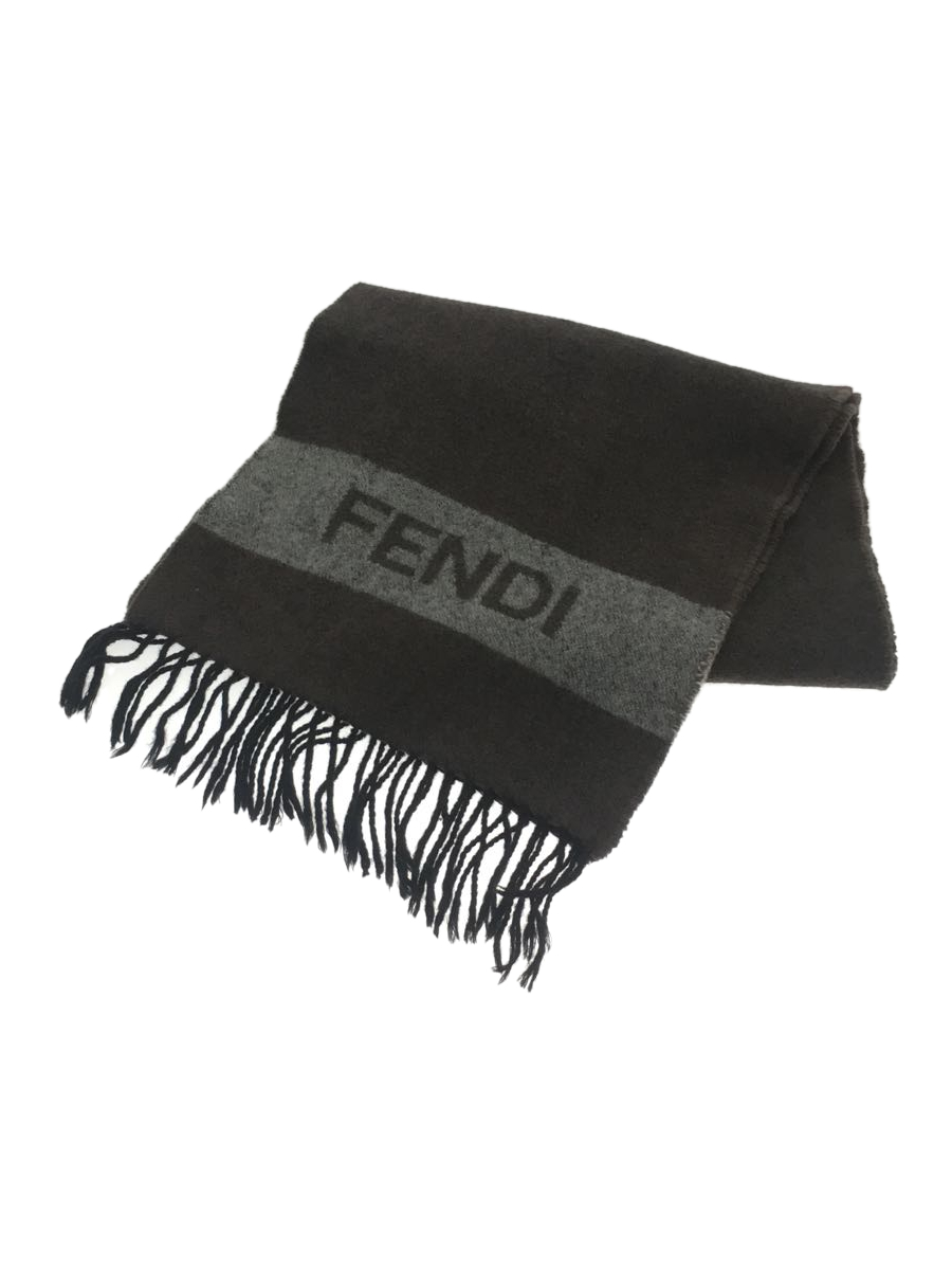 FENDI◇マフラー/ウール/BRW/チェック kanika.ec FENDI◇マフラー/ウール/BRW/チェック kanika.ec