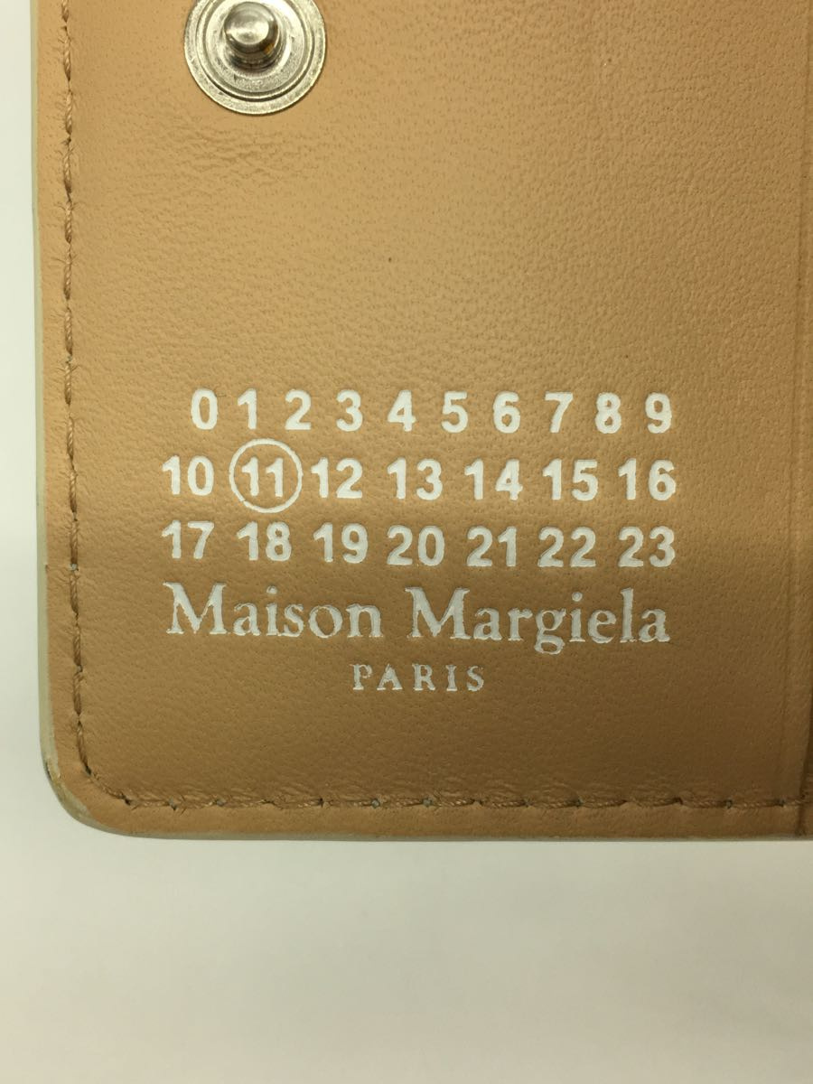 Maison Margiela◇2つ折り財布/山羊革/ゴールド/S56UI0140/バイ