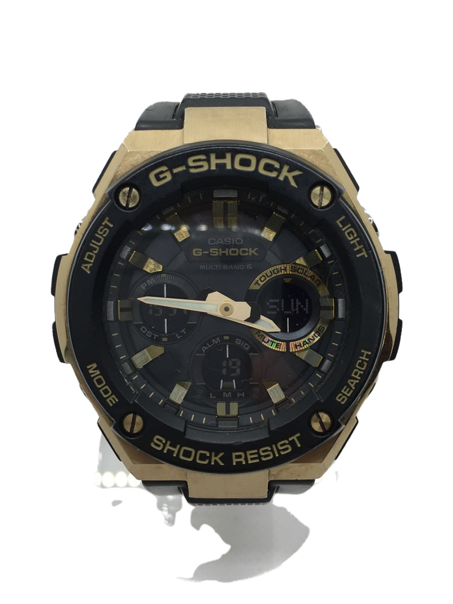 CASIO◇電波ソーラー腕時計・G-SHOCK/G-STEEL/デジアナ/GST-W100G-1AJF
