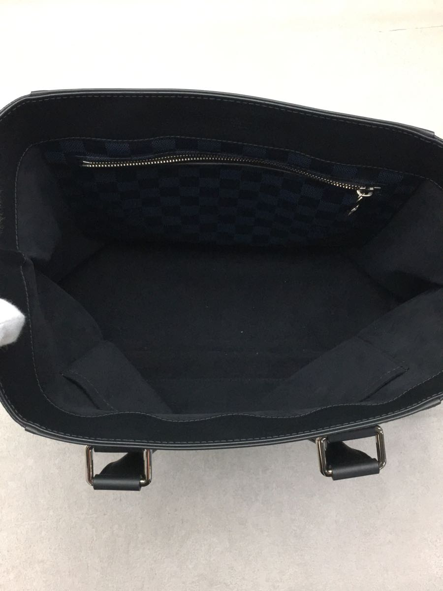 LOUIS VUITTON◇トートバッグ/PVC/NVY/チェック/ダミエ・コバルト カバ