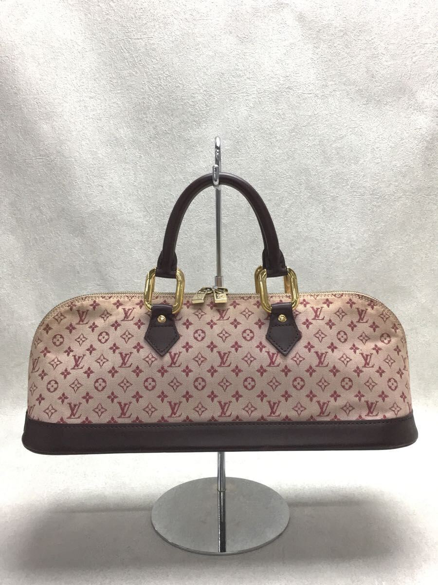 LOUIS VUITTON◇アルマロン_モノグラム・ミニ_PNK/キャンバス/PNK