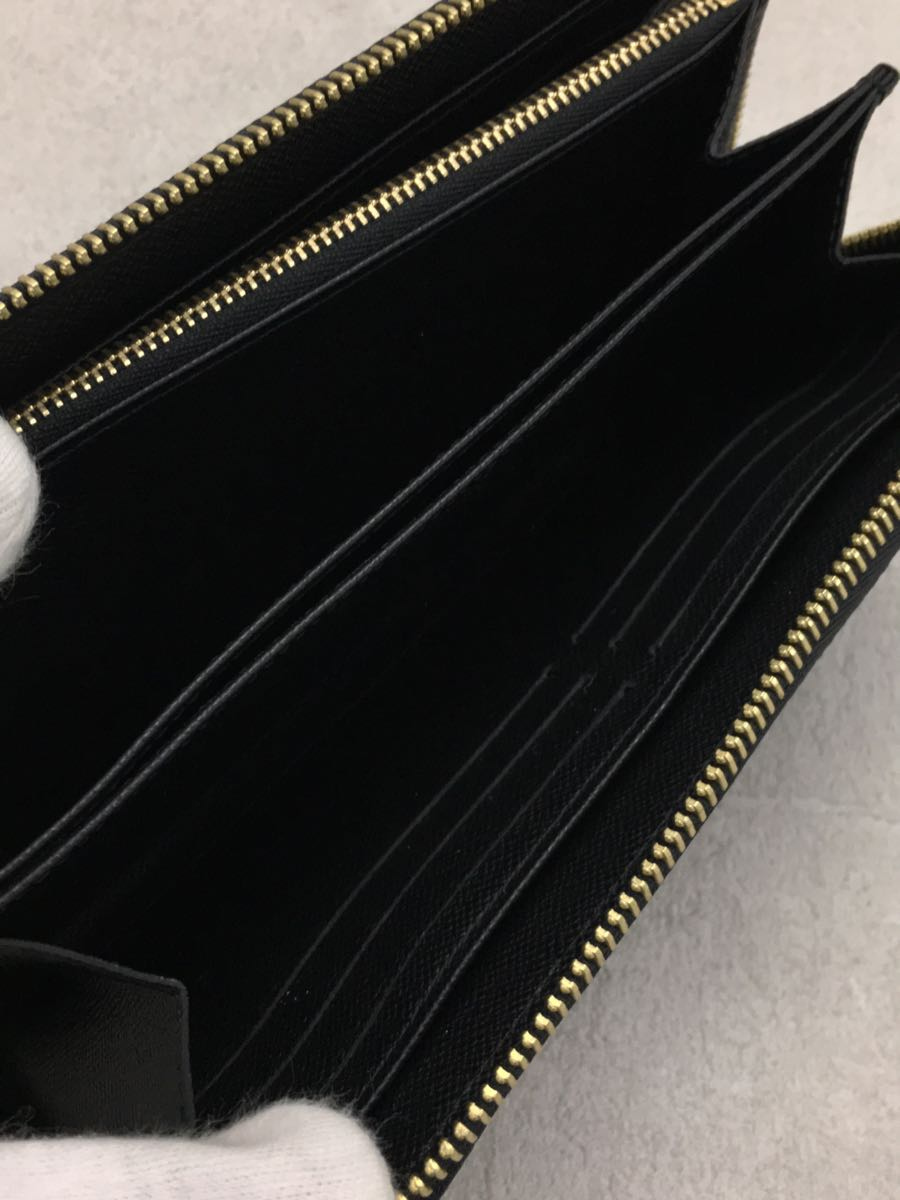 LOUIS VUITTON◇長財布/キャンバス/BLK/総柄/ジッピーウォレット