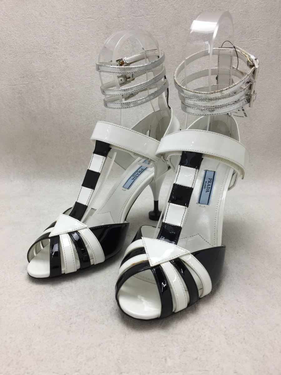 PRADA◇パンプス/36.5/WHT/1X702G | web.gruposafe.ar