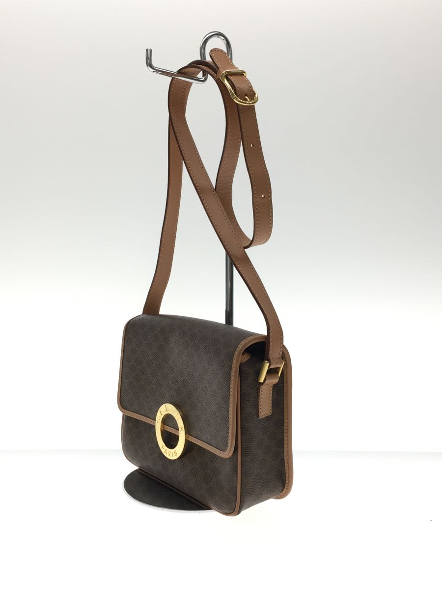 CELINE◇オールドセリーヌ/ショルダーバッグ/PVC/BRW/総柄 CELINE◇オールドセリーヌ/ショルダーバッグ/PVC/BRW/総柄