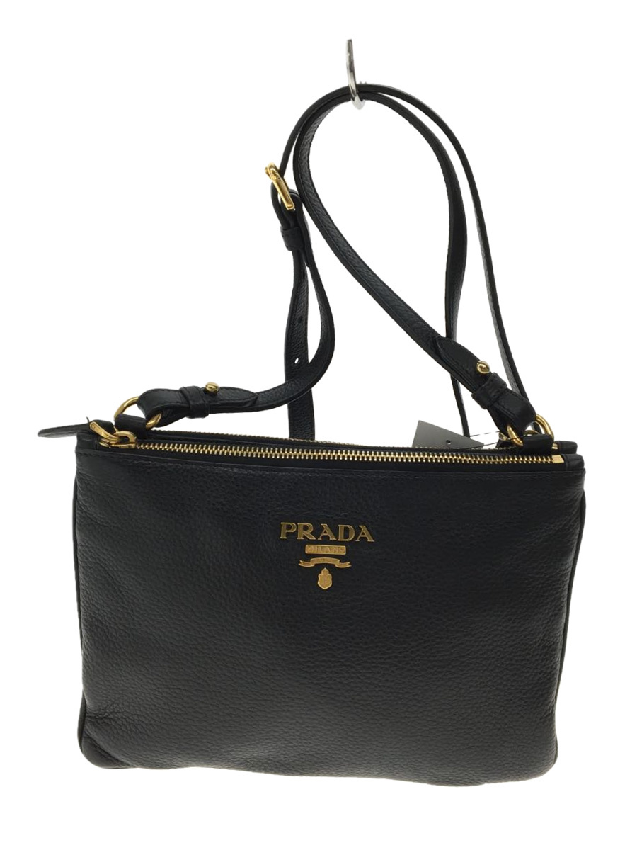 PRADA◇プラダ/ショルダーバッグ/牛革/黒/1BH046 | sweatreno.com