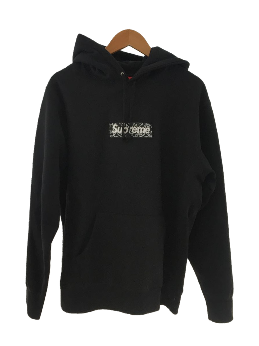 Supreme◇19AW/Bandana Box Logo Hooded Sweat Shirts/パーカー/L