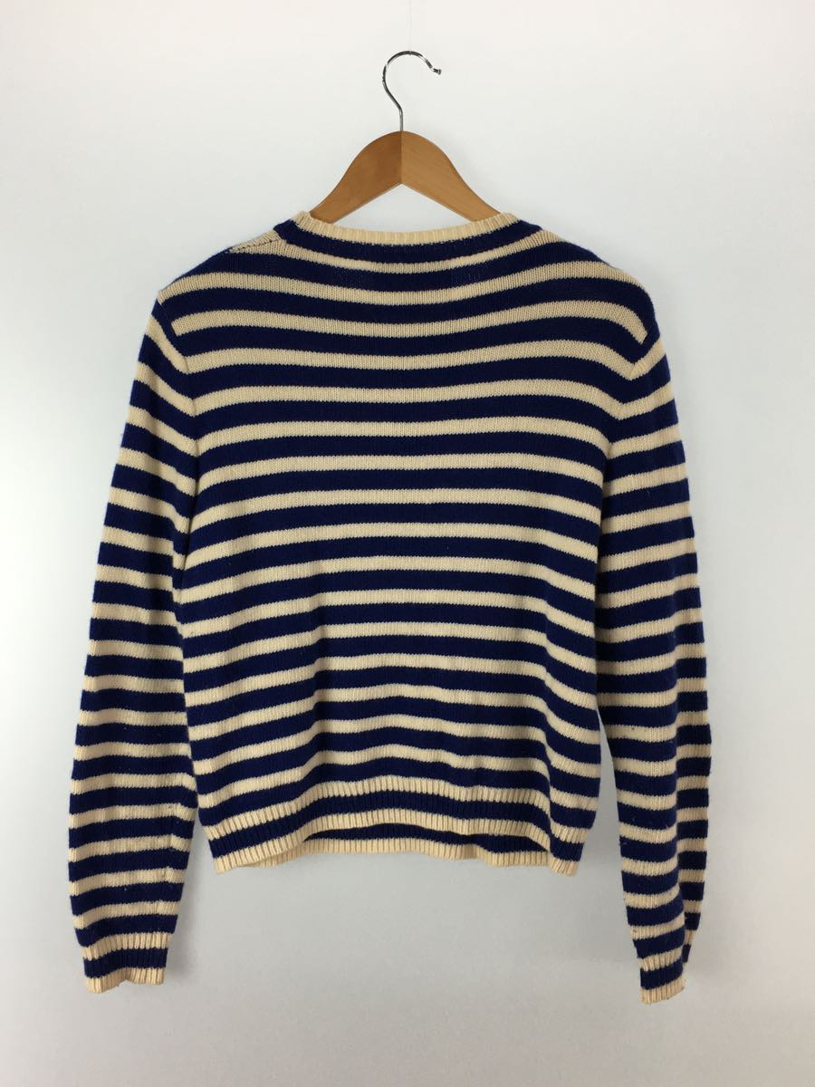 GUCCI◇Striped Tiger Sweater/セーター(厚手)/虎/S/ウール/BLU 