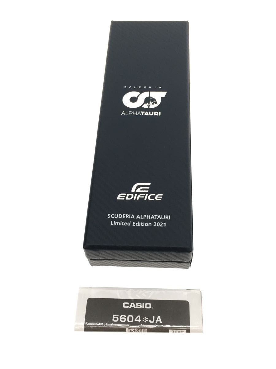 CASIO◇ソーラー腕時計_EDIFICE/アナログ/EQB-1000AT-1AJR/Scuderia