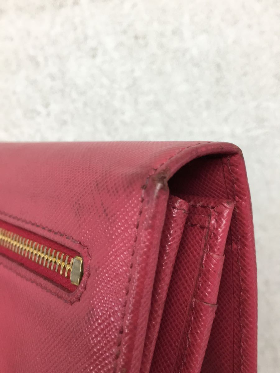 PRADA 長財布 レザー レディース PNK
