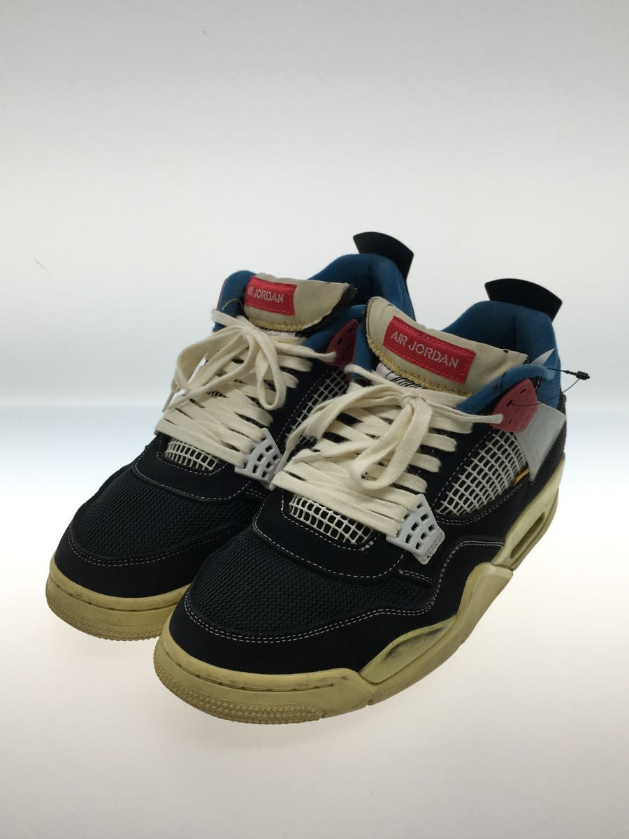NIKE◇AIR JORDAN 4 RETRO SP_エアジョーダン 4 レトロ SP/27.5cm/BLK