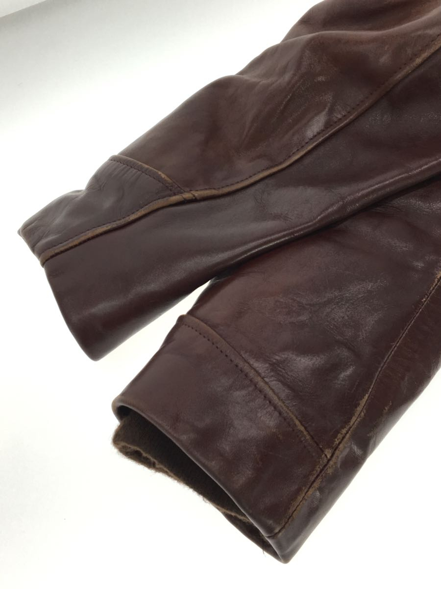 Schott◇SPECIAL HORSEHIDE TRUCKER JACKET/レザージャケット/36/馬革