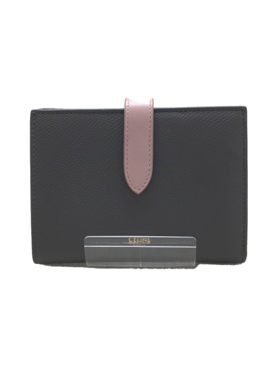 CELINE◇CELINE/セリーヌ/ミディアムストラップウォレット/2つ折り財布