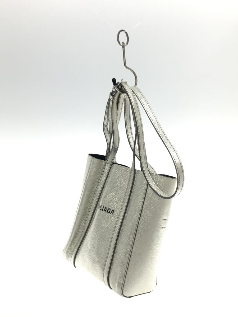 BALENCIAGA◇ショルダーバッグ/レザー/SLV/551815/EVERYDAY XXS TOTE