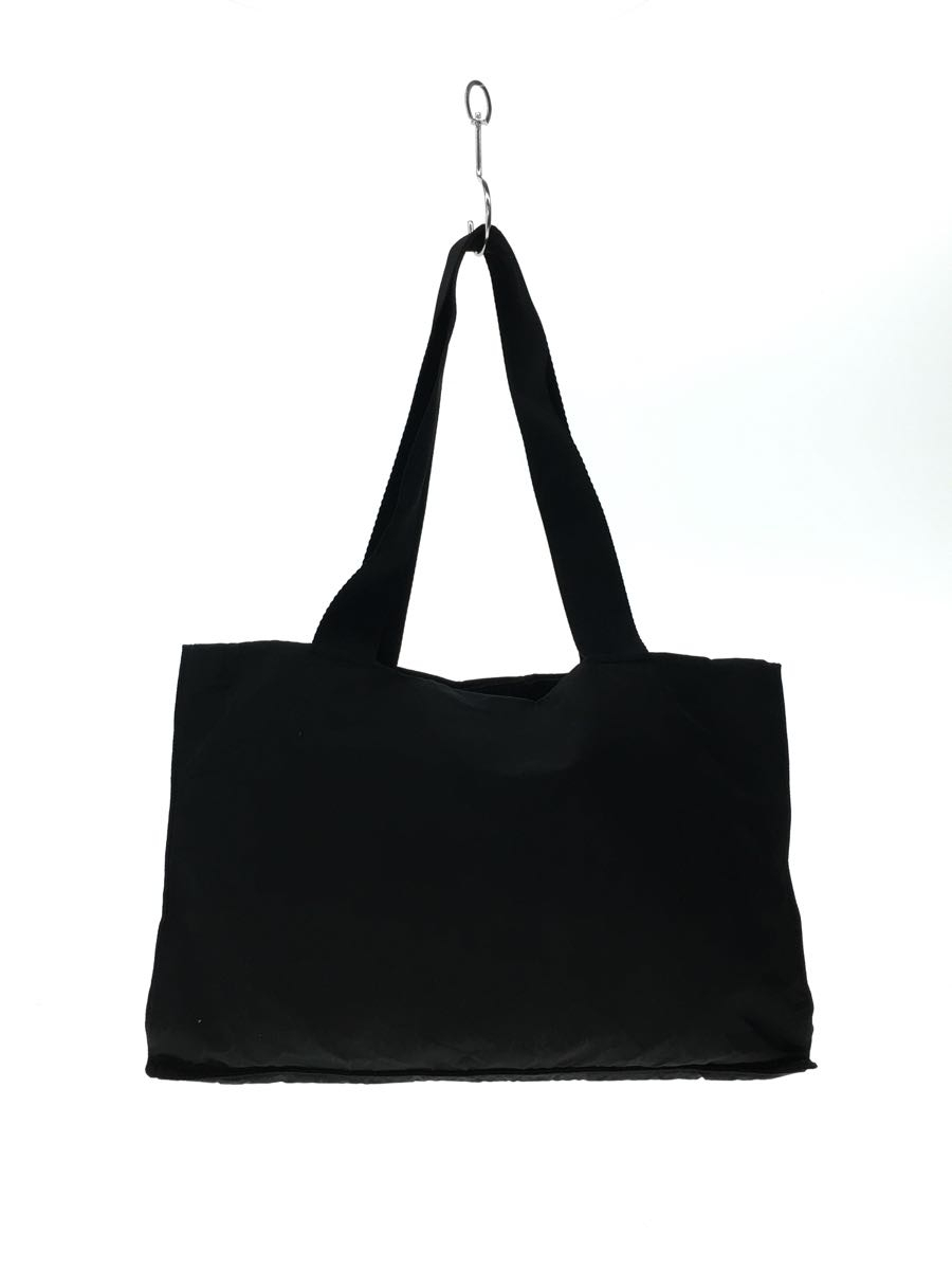 PRADA◇ナイロントート/ロゴプレート/ナイロン/BLK | sweatreno.com