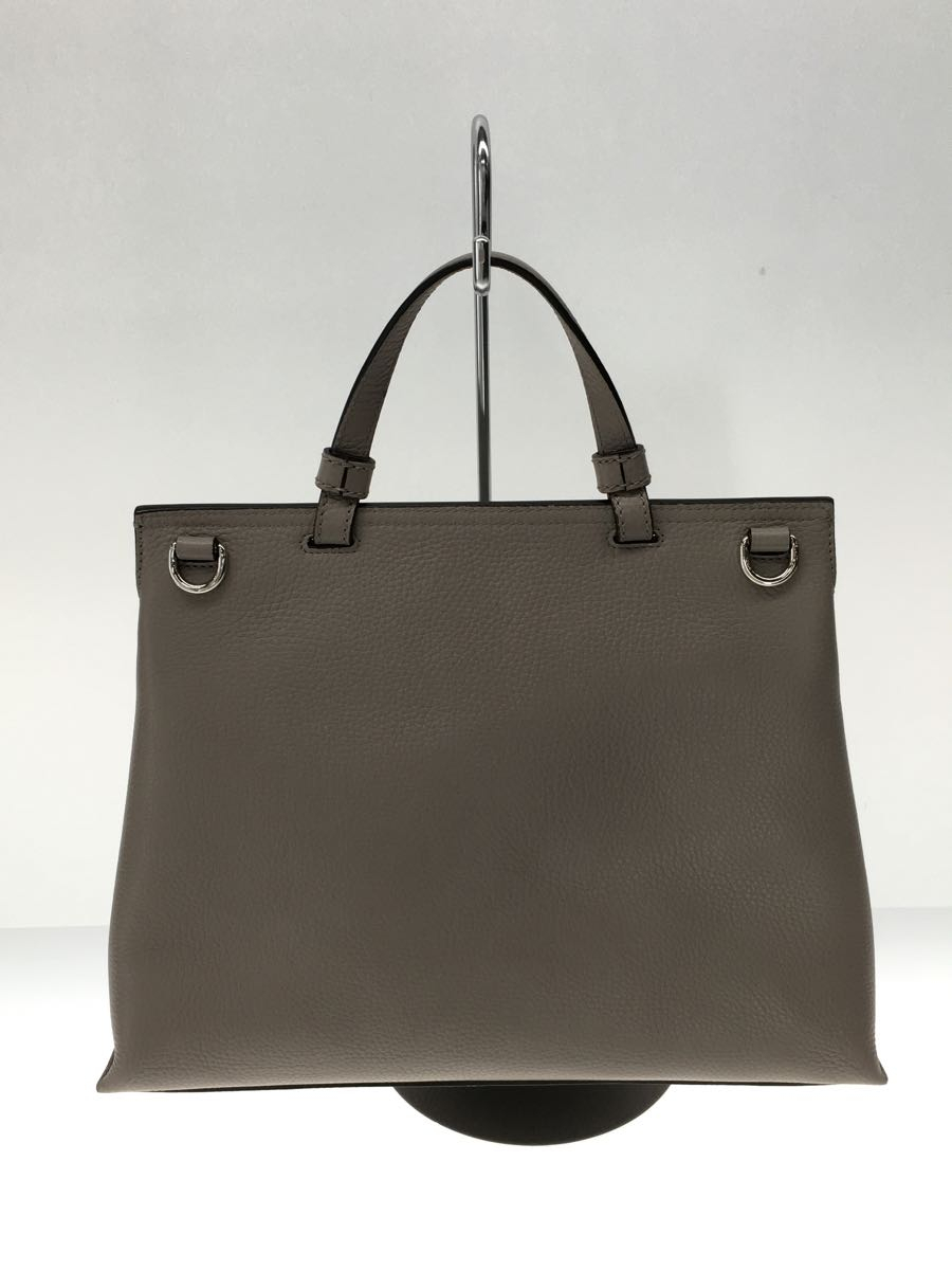 GUCCI◇バンブーデイリー/2WAY/レザー/グレー/392013 204990