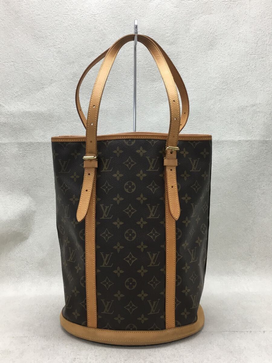 LOUIS VUITTON◇バケツ_モノグラム_BRW/PVC/BRW/M42236/AR0031/擦れ有