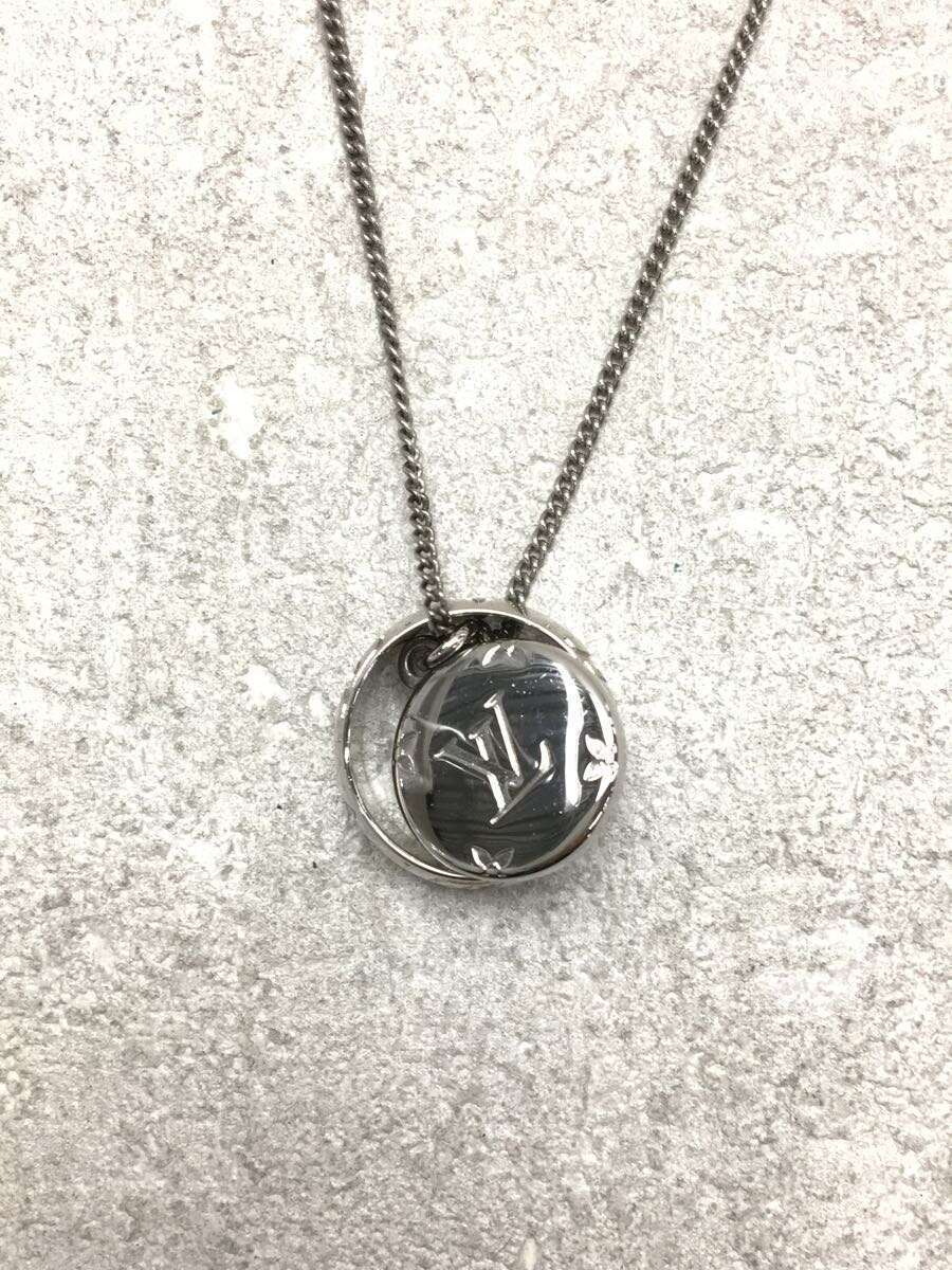 LOUIS VUITTON◇リングネックレスモノグラム_モノグラム/メッキ/SLV