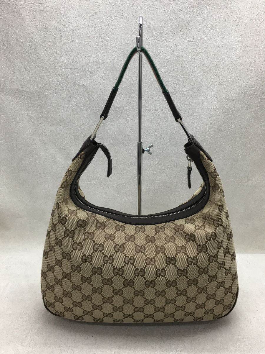 GUCCI◇ショルダーバッグ/キャンバス/BRW/総柄/グッチ/145757/シェリー ...