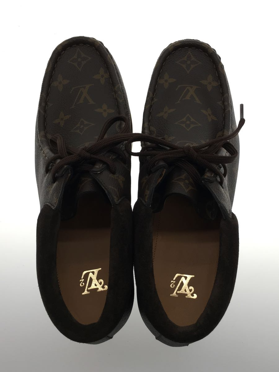 LOUIS VUITTON◇×NIGO/LVモッズ・ライン/チャッカブーツ/US7.5/BRW