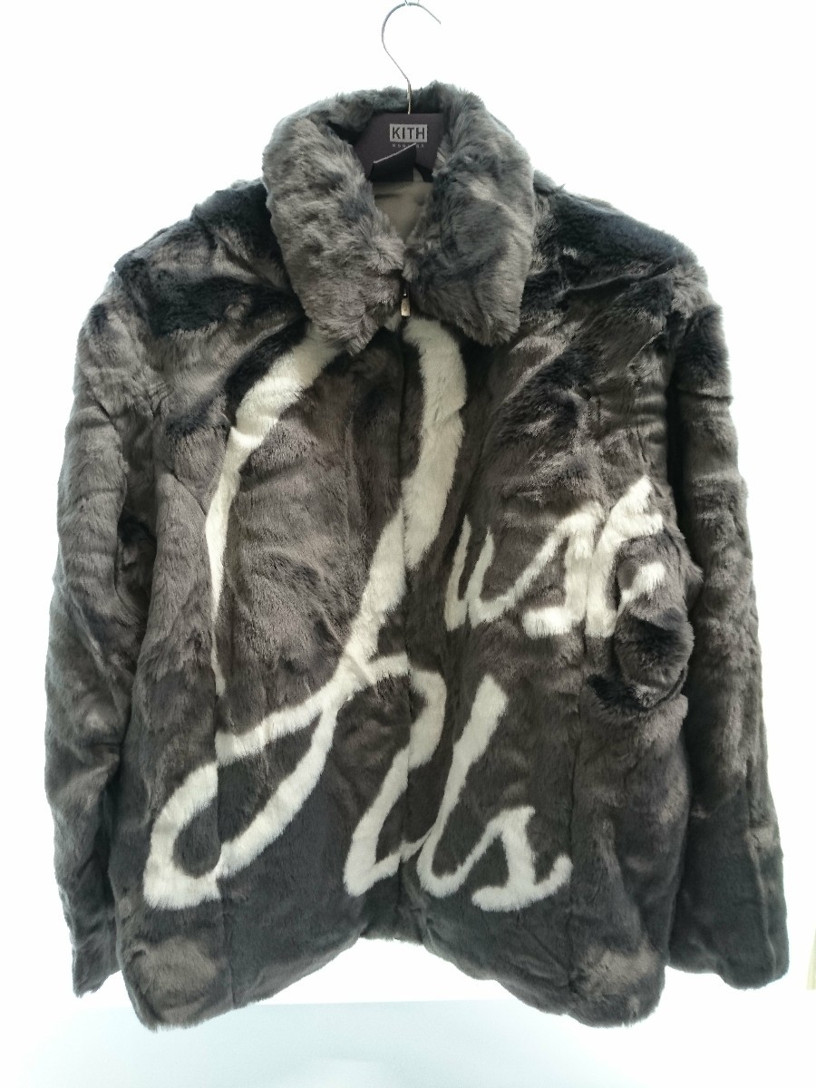 KITH◇21AW/Faux Fur Coaches Jacket/フェイクファージャケット/L