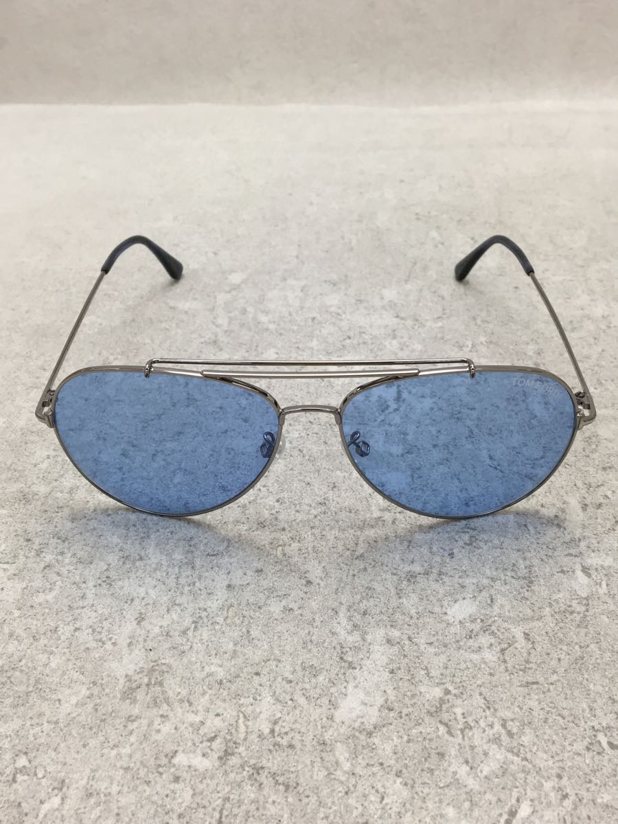 TOM FORD◇サングラス/ティアドロップ/BLU/メンズ/TF497-K www