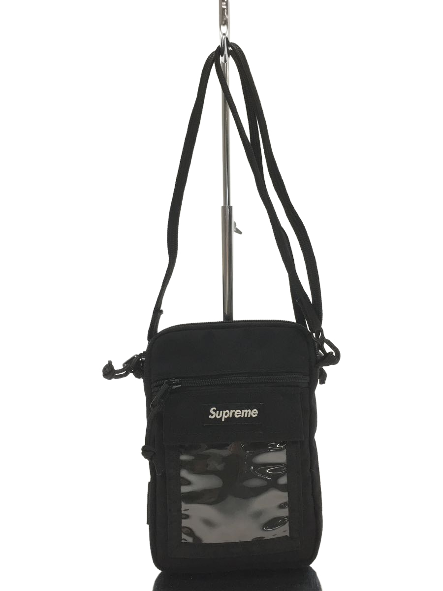 Supreme◇19SS/Utility Pouch/ショルダーバッグ/ナイロン/BLK/無地