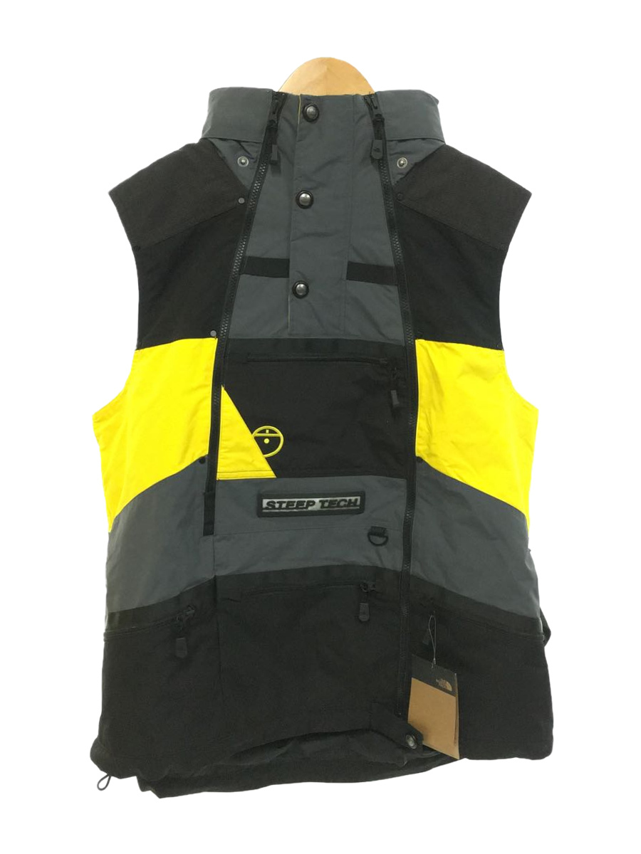 THE NORTH FACE◇ベスト/L/-/GRY/STEEP TECH VEST