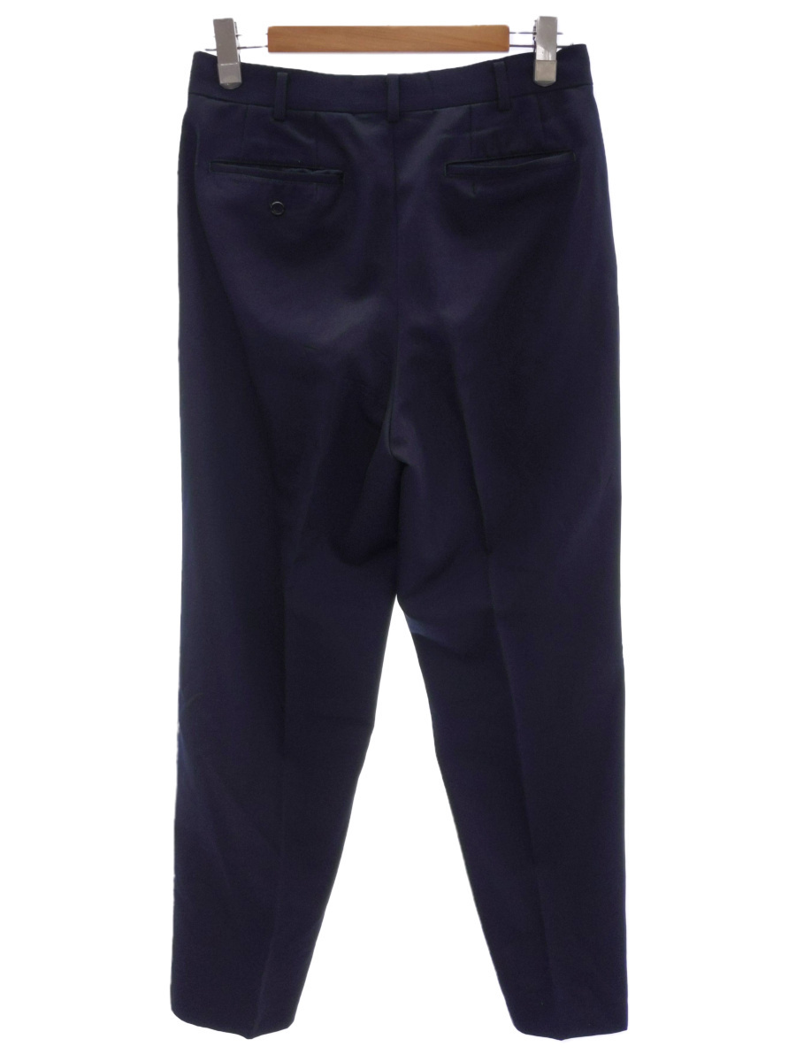 COMME des GARCONS HOMME PLUS◇スラックスパンツ/M/ウール/ネイビー