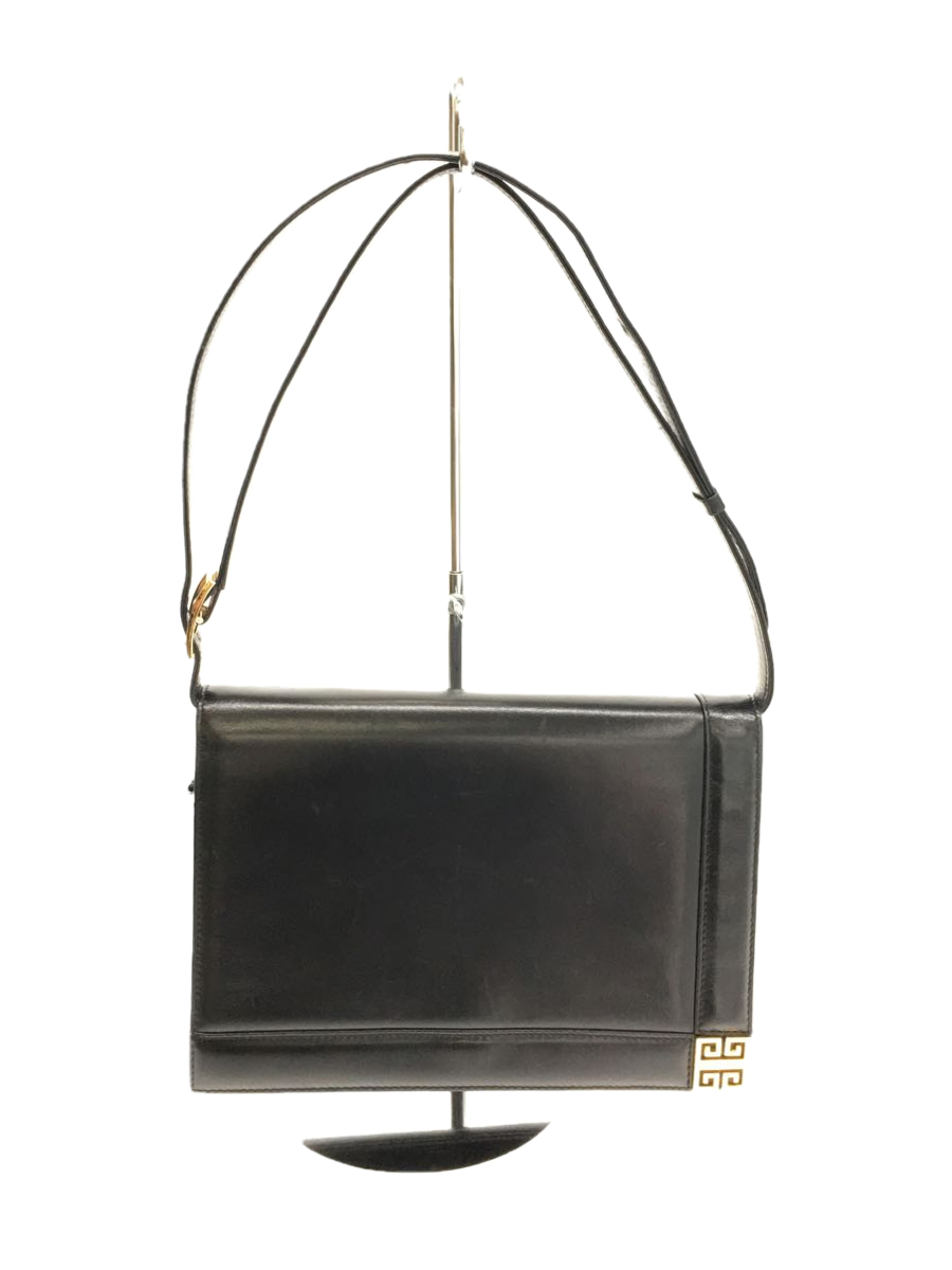 GIVENCHY◇2WAYショルダーバッグ/レザー/ブラック/2WAYハンドバッグ