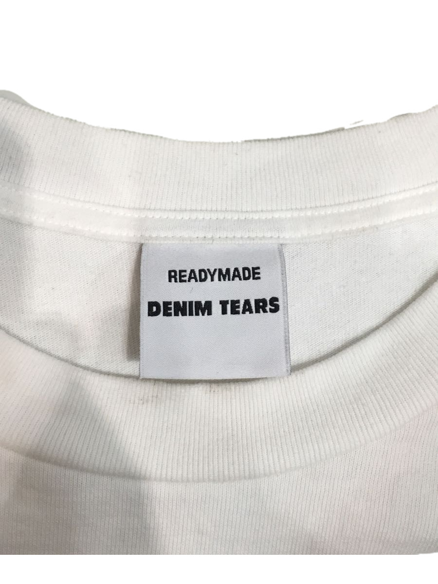 READYMADE◇22SS/×DENIM TEARS COTTON WREATH/Tシャツ/L/コットン