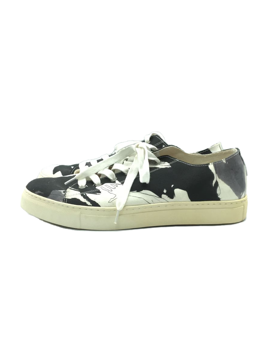 yohji yamamoto POUR HOMME◇ローカットスニーカー/-/WHT/キャンバス