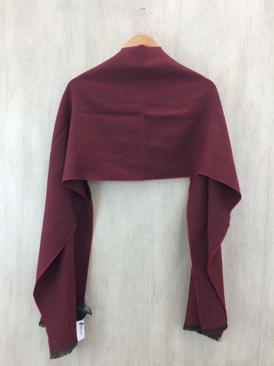 GUCCI◇GUCCI/グッチ/マフラー/ウール/BRD/ユニセックス/ストール/RED