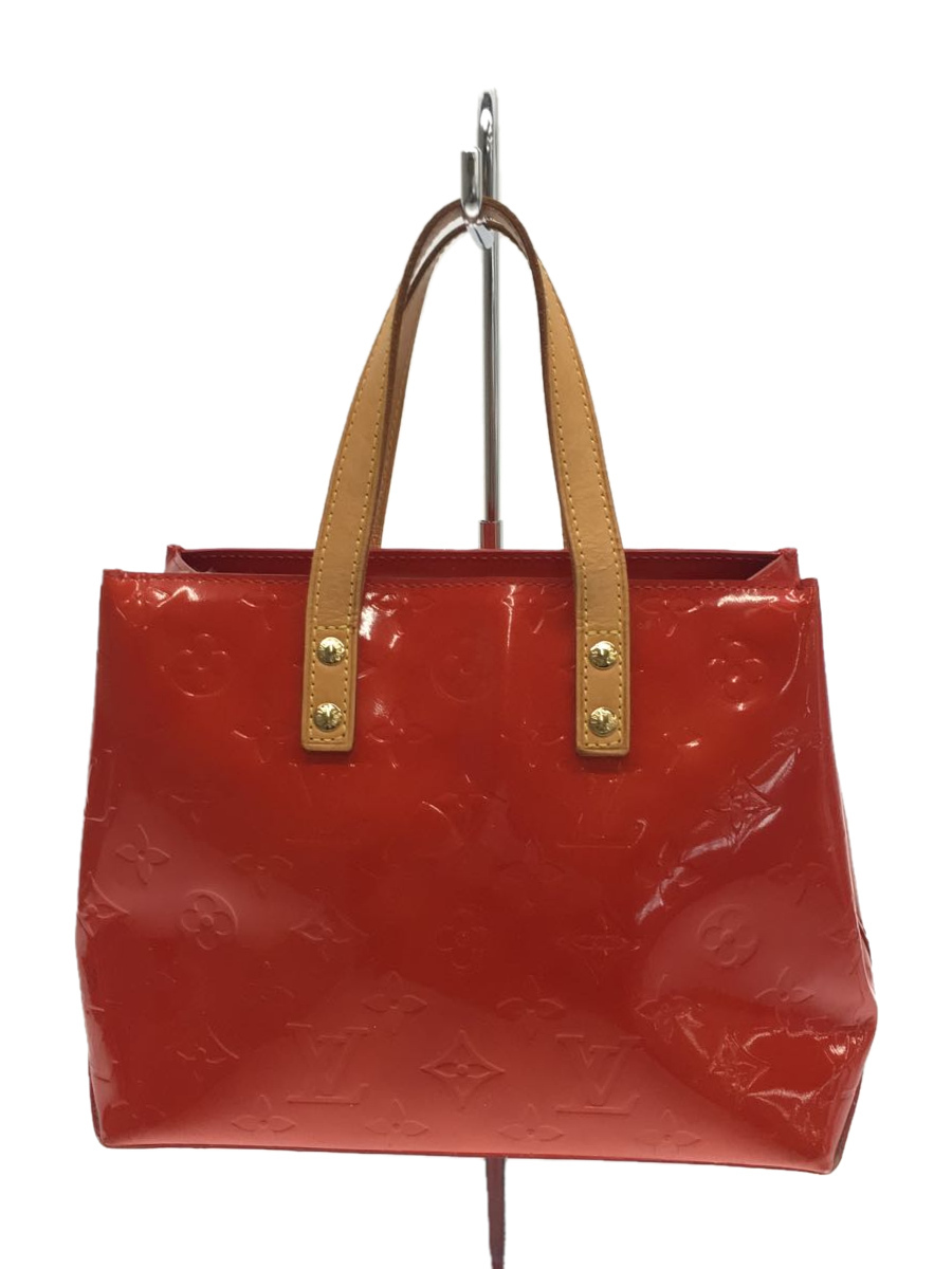 LOUIS VUITTON◇リードPM_モノグラム・ヴェルニ_RED/エナメル/M91088