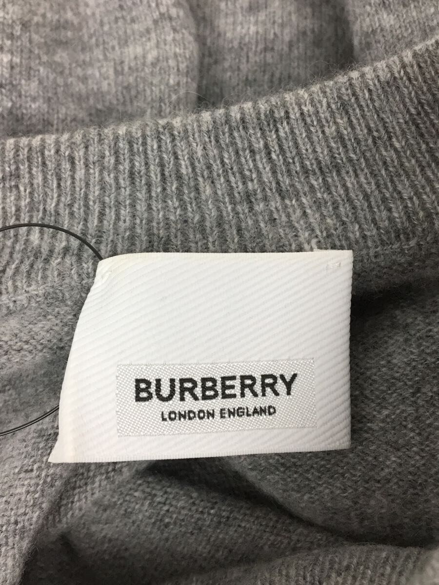 BURBERRY LONDON◇セーター(薄手)/S/カシミア/グレー/シモフリ