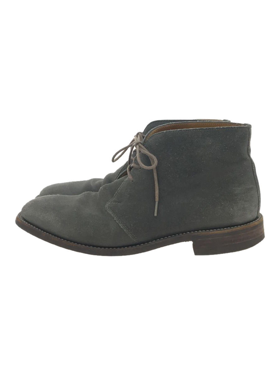 SANDERS◇チャッカブーツ/UK8/GRY/スウェード - coastalcareeracademy.com