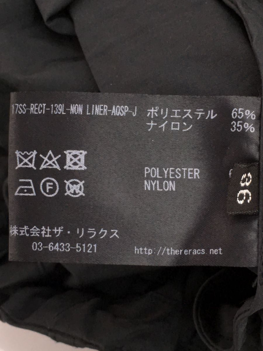 THE RERACS◇ショートモッズコート/36/ポリエステル/BLK/17SS-RECT