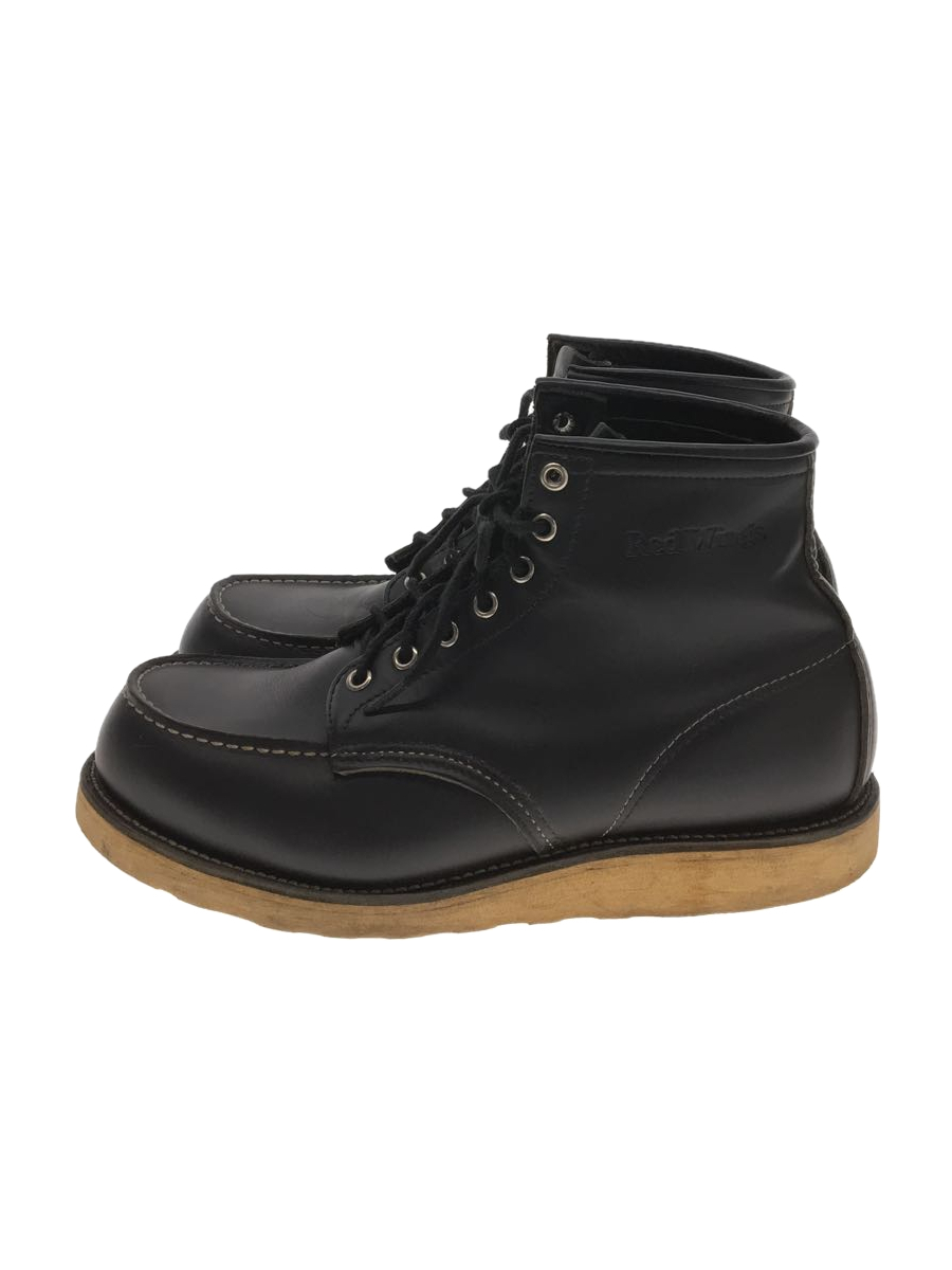RED WING◆ブーツ/US9/BLK/レザー/8179