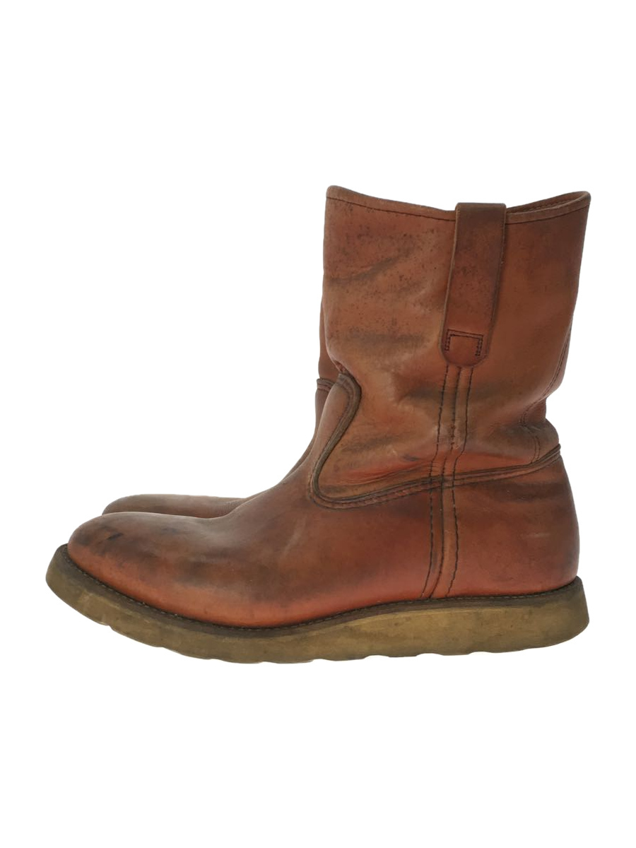 RED WING◇ペコスブーツ/-/BRW/緑犬タグ//PECOS