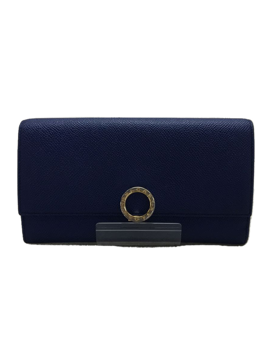 BVLGARI◇長財布/レザー/BLU - coastalcareeracademy.com