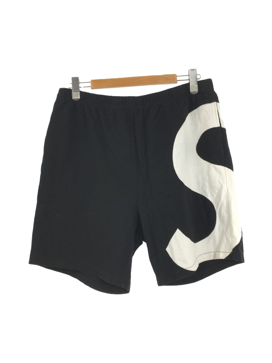 Supreme◇S Logo Short pants/ショートパンツ/L/コットン/BLK