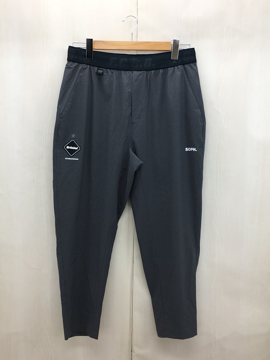 F.C.R.B.(F.C.Real Bristol)◇サルエルパンツ/M/ナイロン/GRY/FCRB