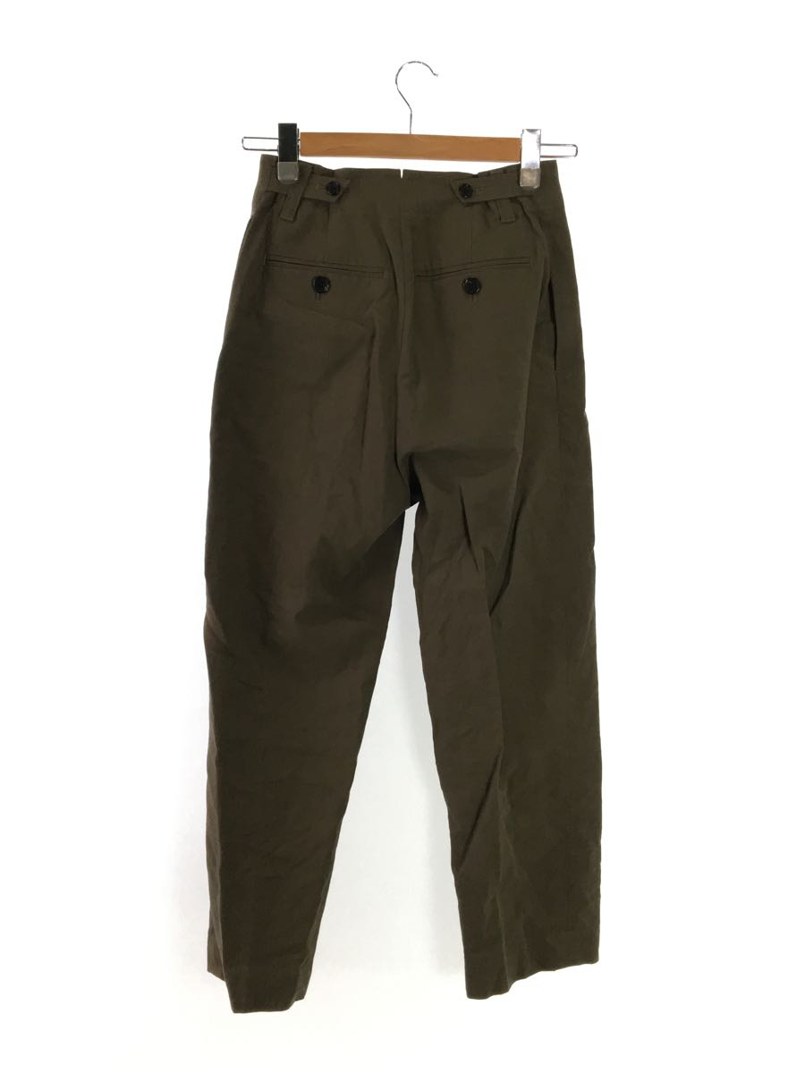 MARGARET HOWELL◇ボトム/0/リネン/KHK/2022/DRY COTTON LINEN