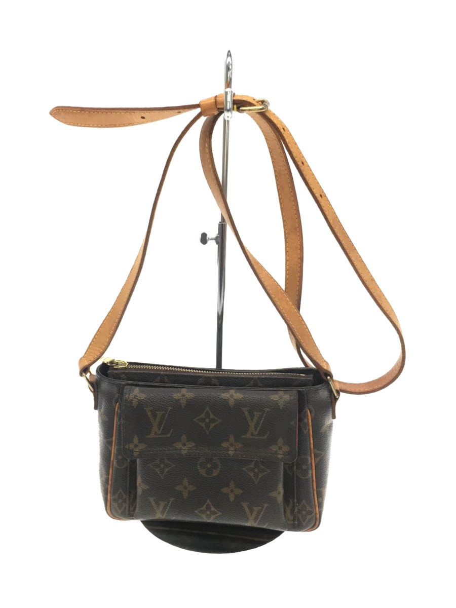 LOUIS VUITTON◇ヴィバシテPM_モノグラム_BRW/PVC/BRW cf8m.cl
