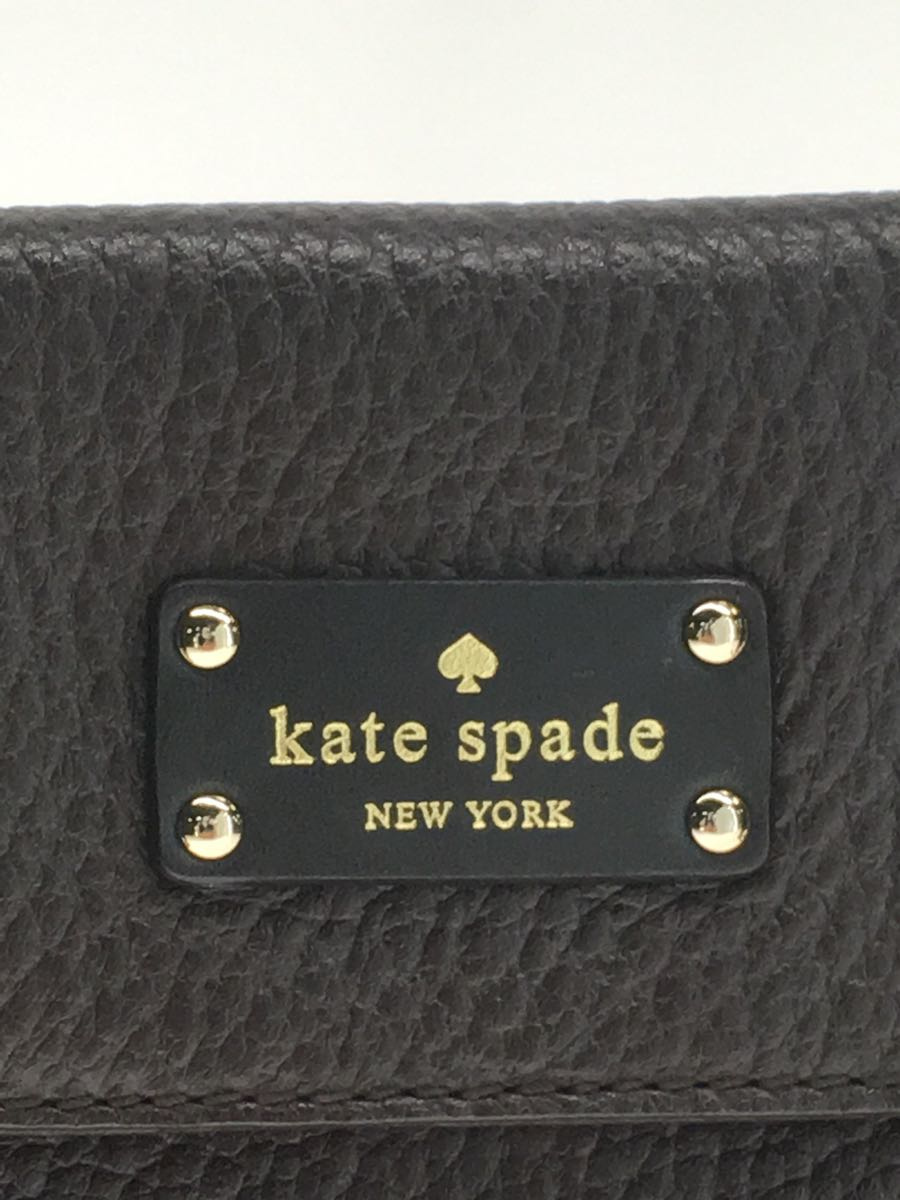 kate spade new york◇ハンドバッグ/レザー/BRW/ブラウン/無地/PXRU5183