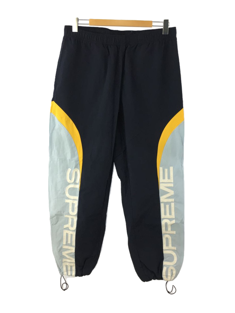Supreme◇22SS/Curve Track Pants/ボトム/L/ナイロン/BLU/裾汚れ有