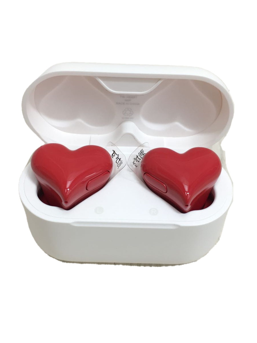 セール新品未使用Heart Buds ハートイヤホン 赤 heartbuds | www 